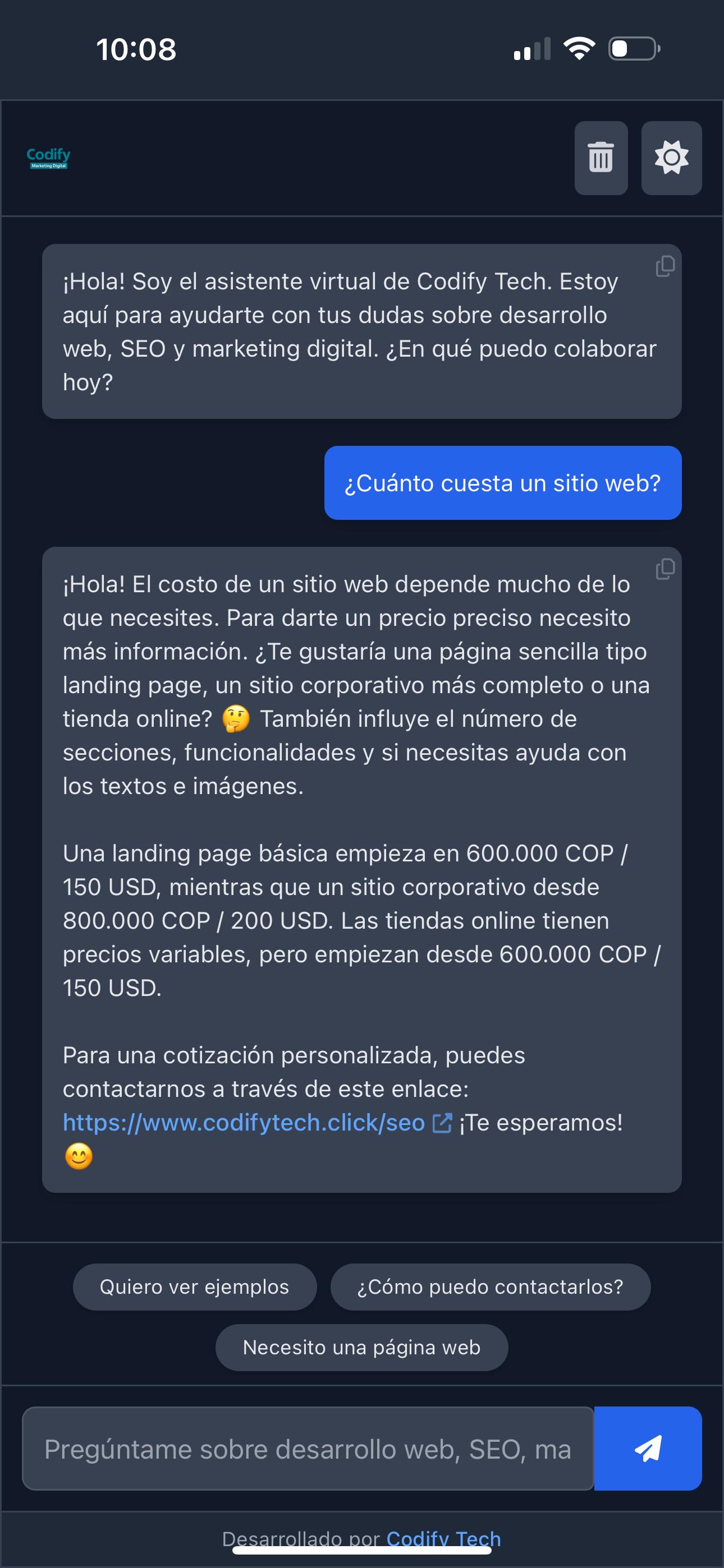 Agente de IA para una agencia de marketing digital