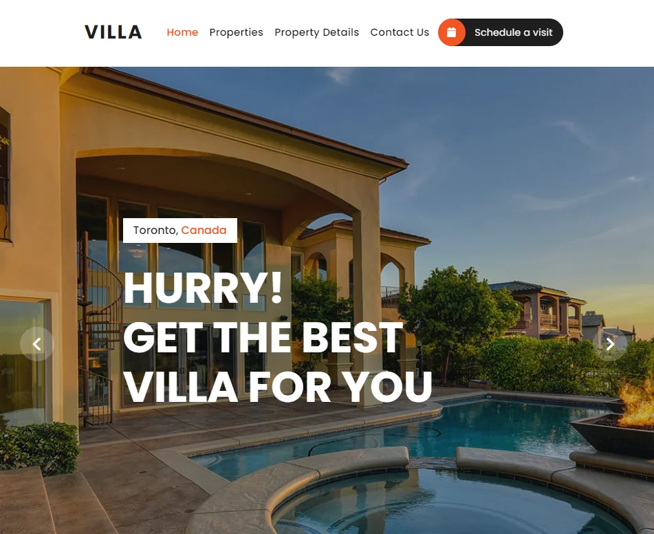 diseño web Villa House agencia